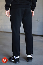 Утеплені чоловічі штани KEVIN на манжетах чорного кольору Garne 3041240 фото №3