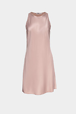 Шовкова сукня BIANKA бежевого кольору без рукавів у білизняному стилі Garne 3040365 фото №6