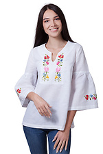 Вишита жіноча блузка з широкими рукавами Cornett-VOL 2012384 фото №1