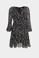 Короткое шифоновое платье NAOMI с корсетом и пышными рукавами на манжетах Garne 3040389 фото №5
