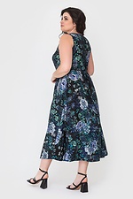 Літня вільна сукня ZIRKA зі штапелю в квітковий принт Garne 3040408 фото №4