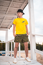 Яркие пляжные шорты для плаванья из плащевки Custom Wear 8025585 фото №3