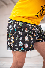 Яскраві пляжні шорти для плавання з плащової тканини Custom Wear 8025586 фото №3