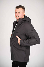 Весенняя мужская куртка на мембране с подкладкой из флиса Custom Wear 8025689 фото №5