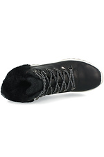 Низькі зимові черевики жіночі з натуральної шкіри на мембрані Forester 4101759 фото №4