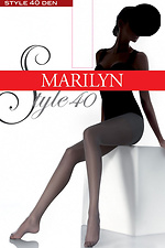 Прочные колготки 40 ден с нежным сатиновым блеском Marilyn 3009773 фото №2