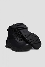Черные высокие ботинки на осень из натуральной кожи  4205801 фото №3