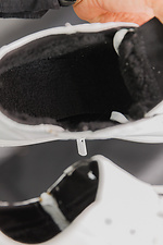 Мужские кожаные ботинки зимние белые  8019940 фото №5