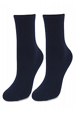 Високі бавовняні шкарпетки синього кольору Marilyn 4023955 фото №1