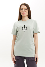 Жіноча патріотична футболка з бавовняного трикотажу Garne 9000974 фото №1