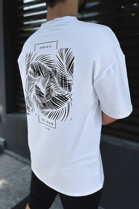 Übergroßes T-Shirt Gruf Wing. T-Shirts. Farbe: weiß. #8050002