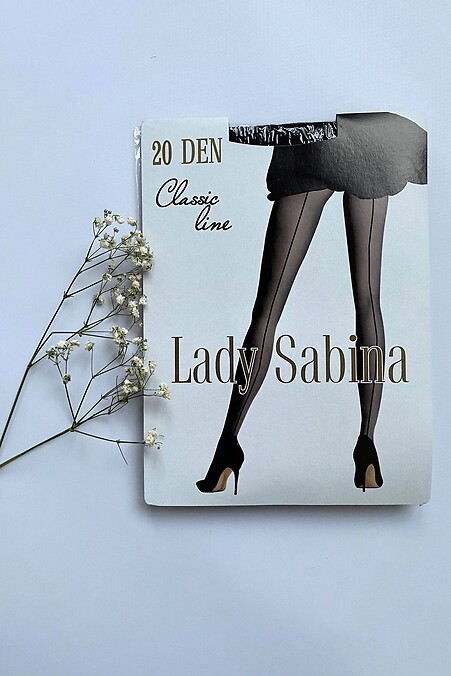 Women's tights 20 den LS Classik Line. Thin tights. Color: black. #8055002