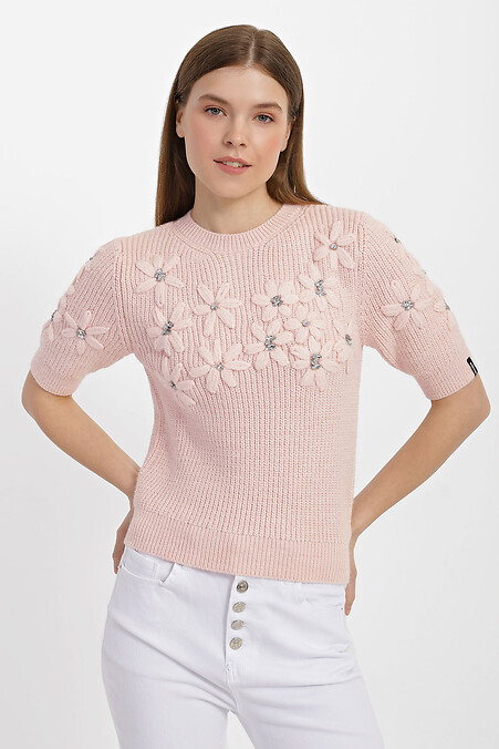 Свитер женский. Кофты и свитера. Цвет: розовый. #3400003