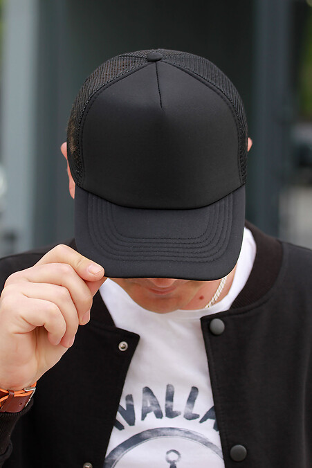LKW-Kappe. Hüte, Baskenmützen. Farbe: das schwarze. #5555006