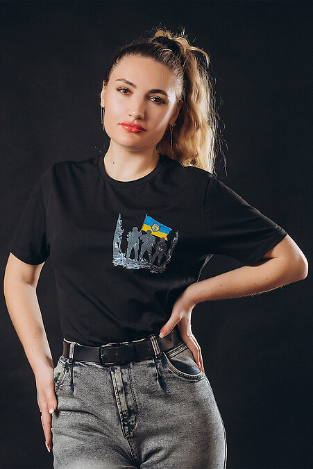 T-shirt czarny Azov M - #2402007