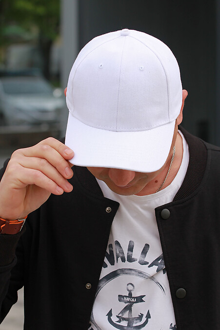 Cap Base. Hats, berets. Color: white. #5555011