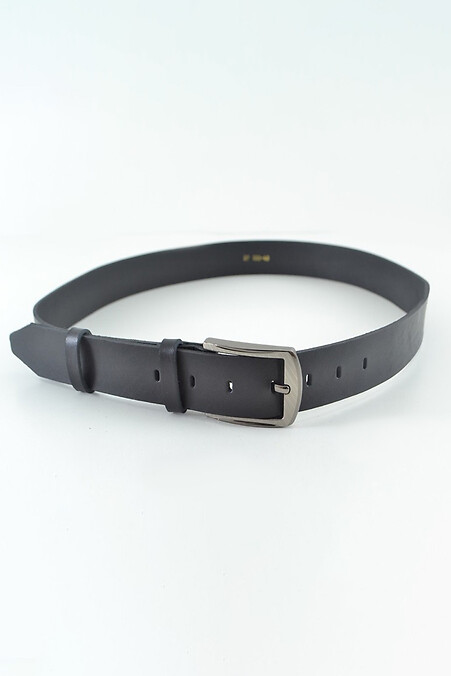Men's leather belt 90 cm.. Belts. Color: black. #8046011