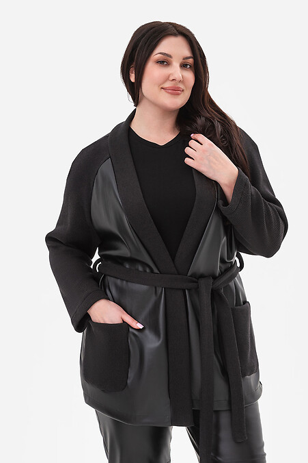 OBIYMY schwarze Strickjacke - #3044020