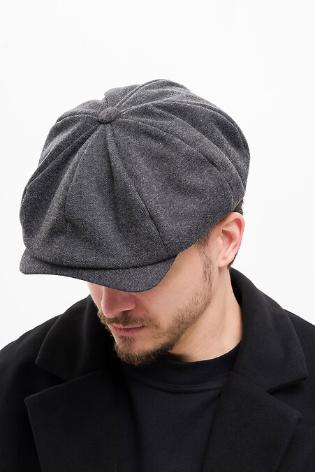 Чоловіча Кепка Хуліганка Shelby Dark Gray - #8056031