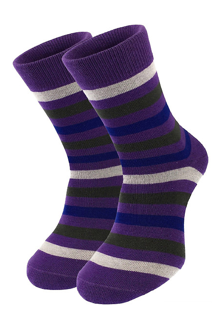 Смугасті шкарпетки кольорові Fioli - #2040033