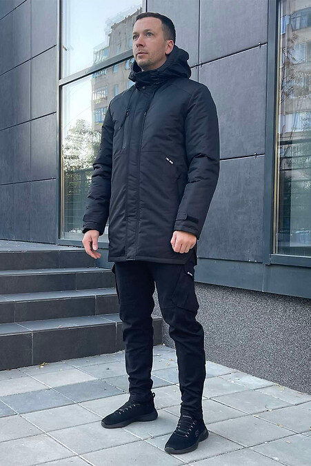 Парка мужская зимняя Winter armor черная. Верхняя одежда. Цвет: черный. #8042041