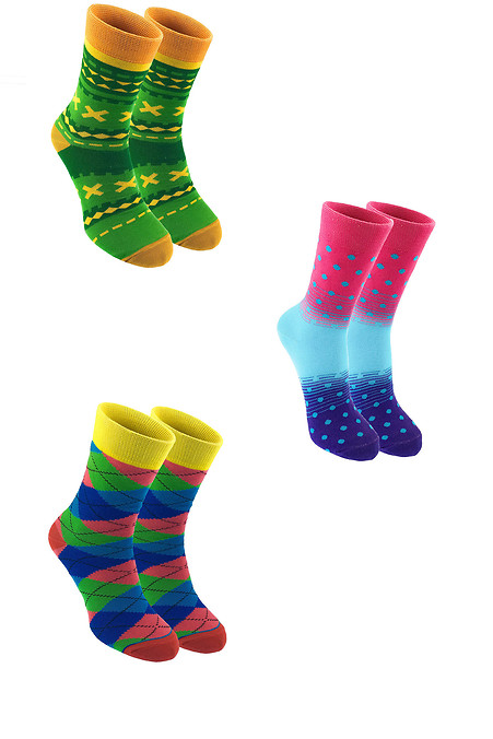 Набір шкарпеток в подарунок для жінок. Гольфи, шкарпетки. Колір: multi-color. #2040054