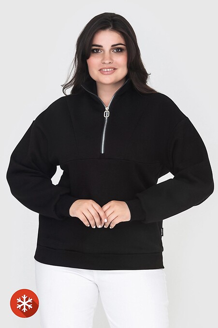 Warm jacket KAROLINA. Jackets and sweaters. Color: black. #3041062