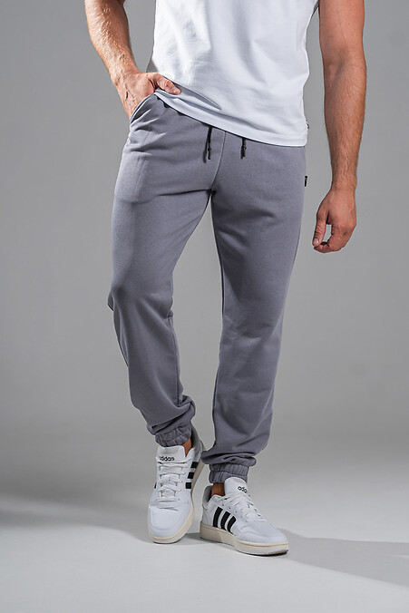 Мужские спортивные штаны Jogger Petlia 23 Серые - #8034071