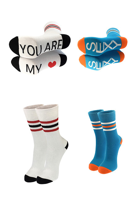 Набір шкарпеток в подарунок для пари - #2040073
