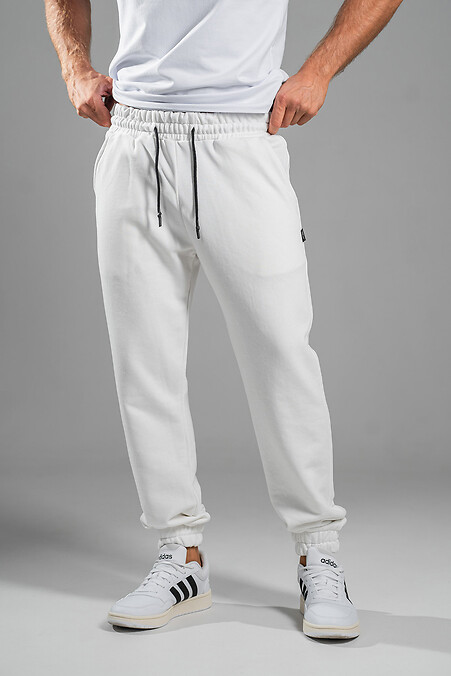 Men's jogging pants Jogger Petlia 23 Milk - #8034073