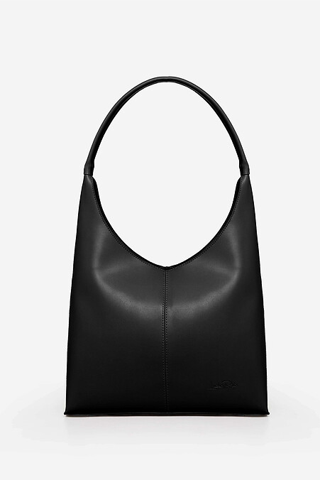 Black women's bag with one handle - #4008080