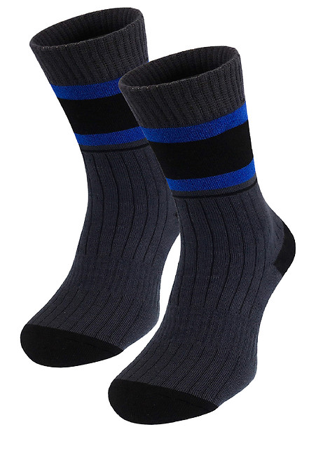 Серые зимние носки Griblu - #2040081
