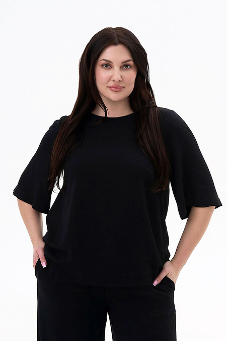 MIRA schwarze Bluse - #3044084