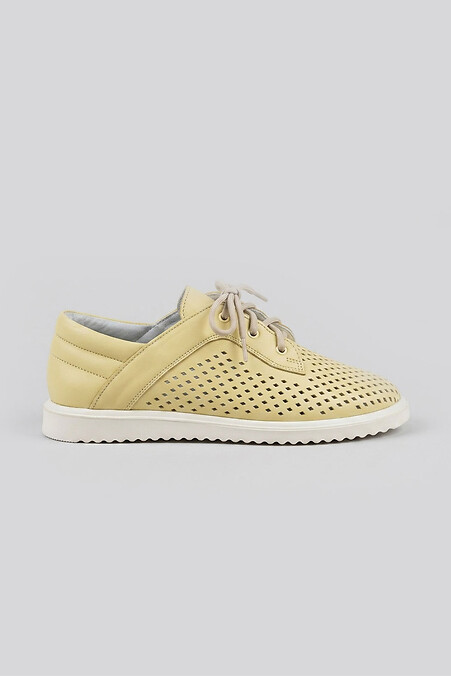 Perforierte Lederschuhe — anatomischer Kragen - #4207087