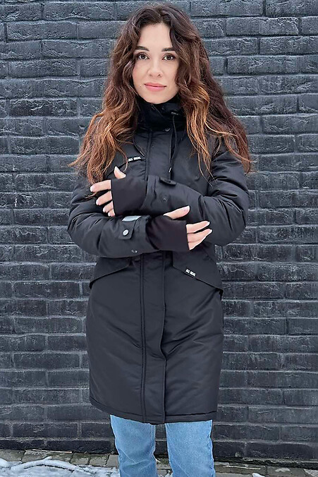 Damen Winterparka Diamond Winter Schwarz. Oberbekleidung. Farbe: das schwarze. #8042091