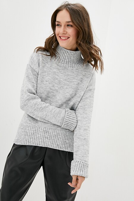 Зимний женский свитер. Кофты и свитера. Цвет: серый. #4038095