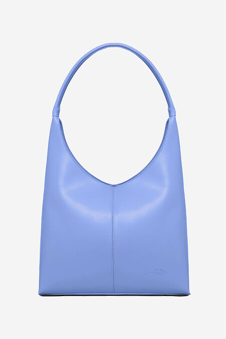 Women's blue bag with one handle - #4008096