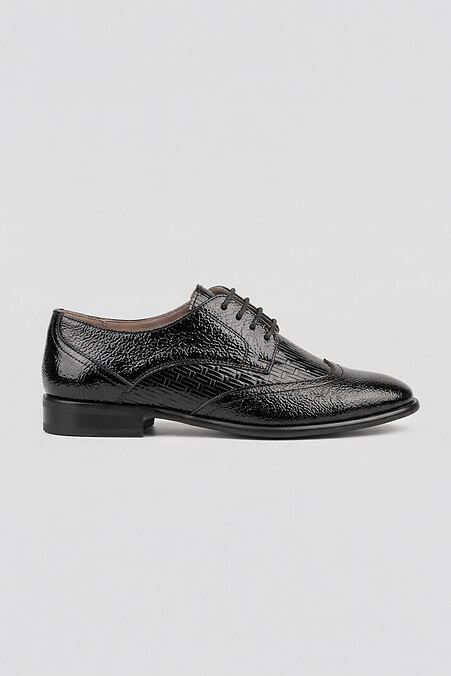 Damenschuhe mit strukturiertem Leder - #4207096