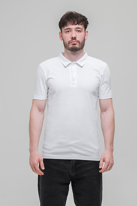 Футболка POLO PREMIUM белая - #3043097