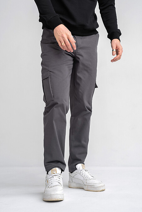Cargo-Baumwoll-Herrenhose CARGO Graphite - #8034100
