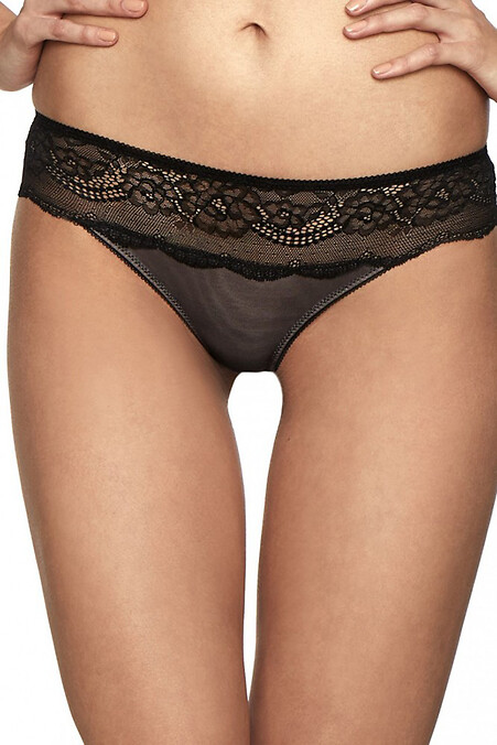 Panties for women with double mesh. Panties. Color: black. #4024103
