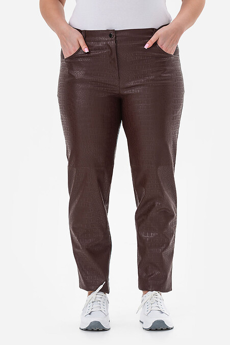 CORA dunkelbraune Hose - #3044104