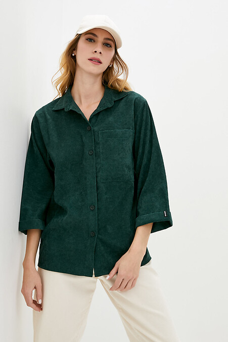 Рубашка BRUME. Блузы, рубашки. Цвет: зеленый. #3039110