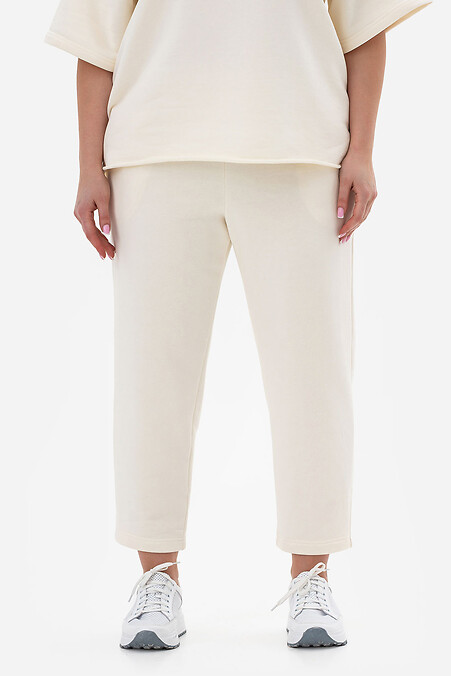 RUBI-H1 Ecru Trousers - #3044110