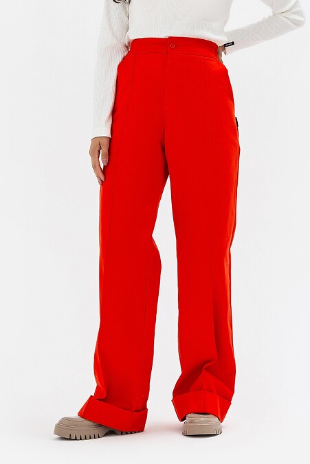 Trousers ARMEL. Trousers, pants. Color: red. #3041114