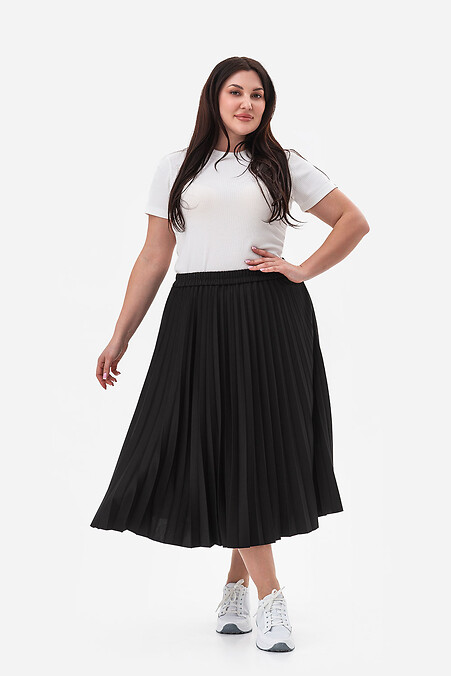 Faltenrock schwarz - #3044114