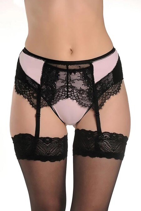 garter belt. Panties. Color: black. #4027118