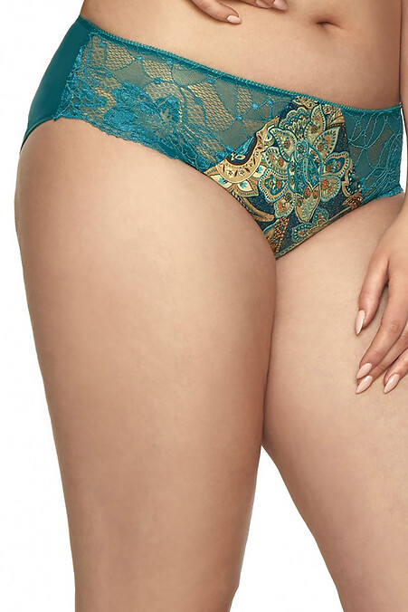 Panties for women with double mesh. Panties. Color: green. #4024120