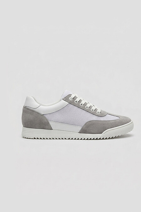 Graue leichte und stilvolle Vilomi-Sneaker mit Mesh - #4207121