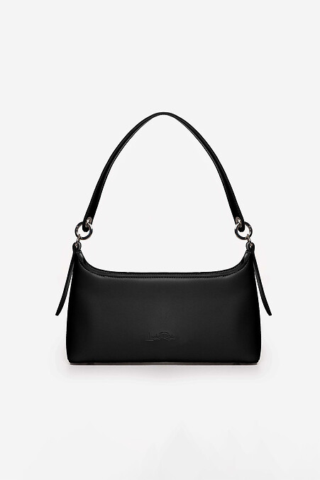 Damenhandtasche aus Öko-Leder, schwarz - #4008125